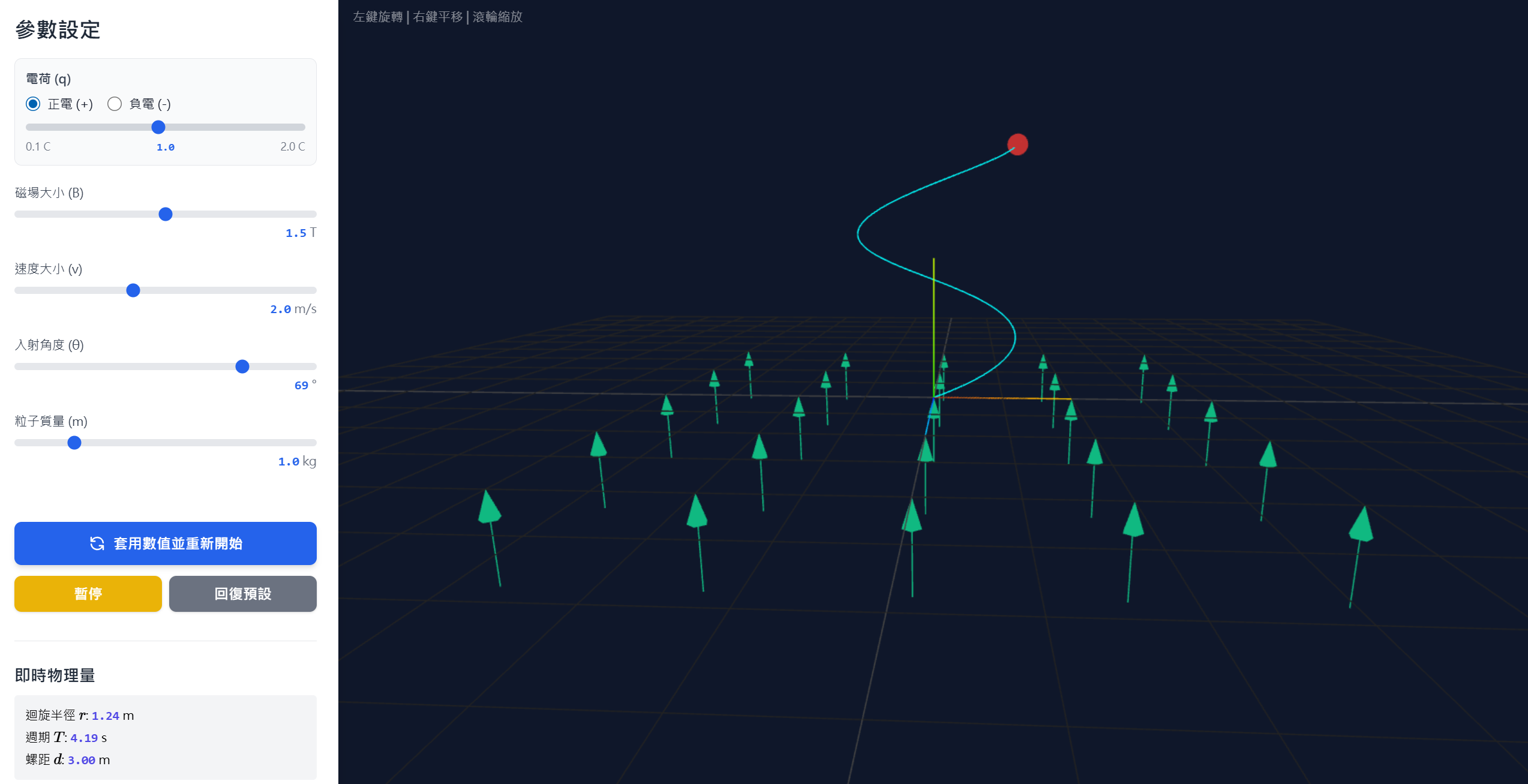 帶電粒子在磁場中的運動